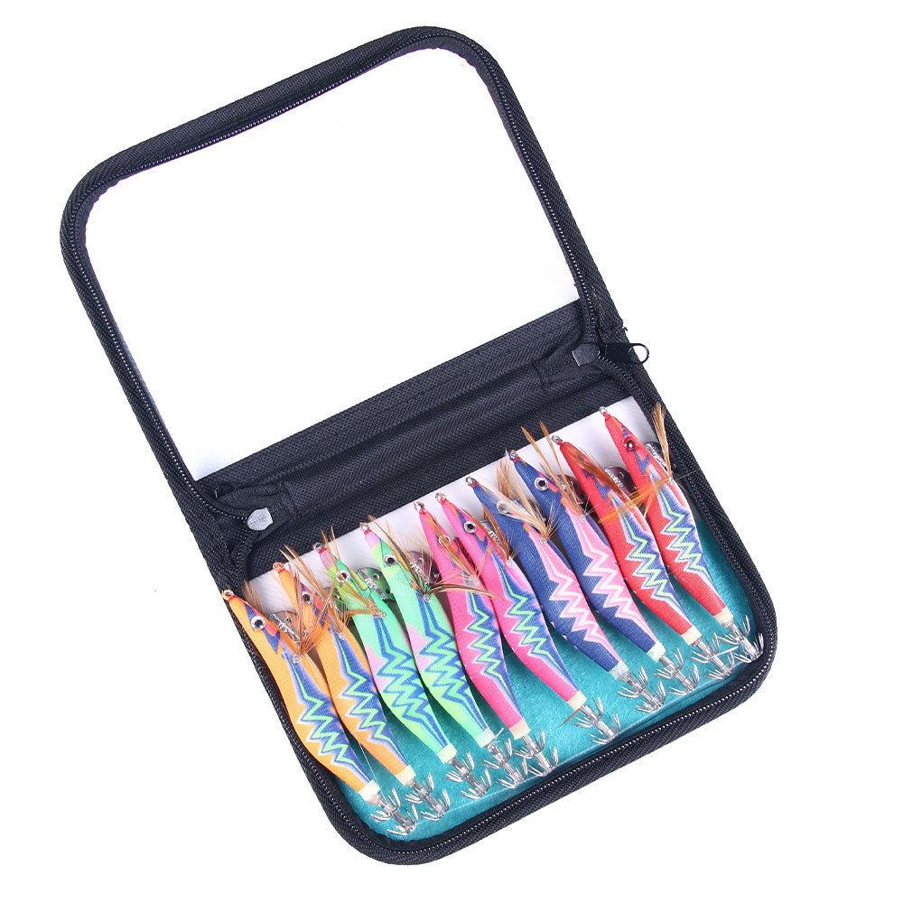 Squid Jig Fishing Lures Shrimp Lures Kit
