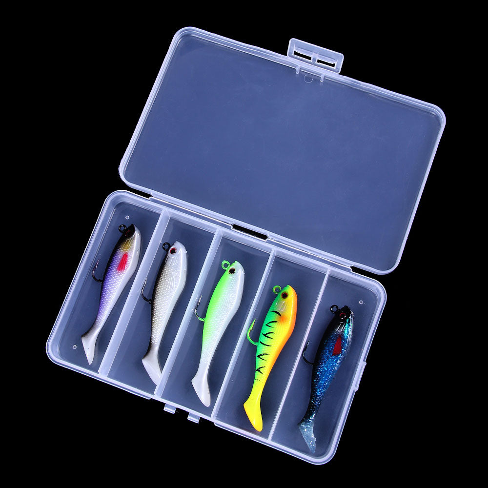 3 1/7in 1/3oz Soft Lure Silicone Lead Fish