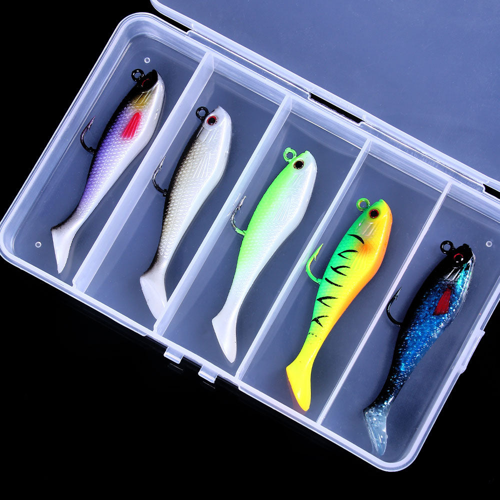 3 1/7in 1/3oz Soft Lure Silicone Lead Fish