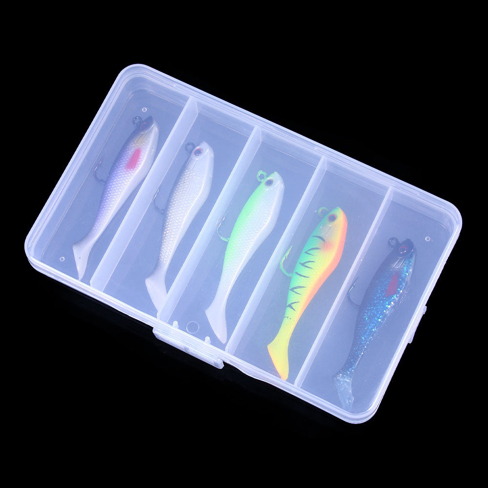 3 1/7in 1/3oz Soft Lure Silicone Lead Fish