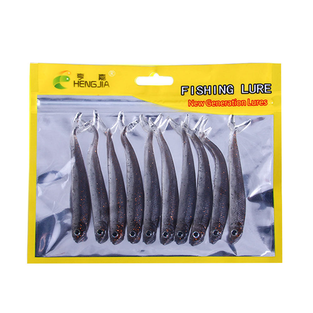 3.34'' 0.09oz Soft Silicone Split Tail Lure
