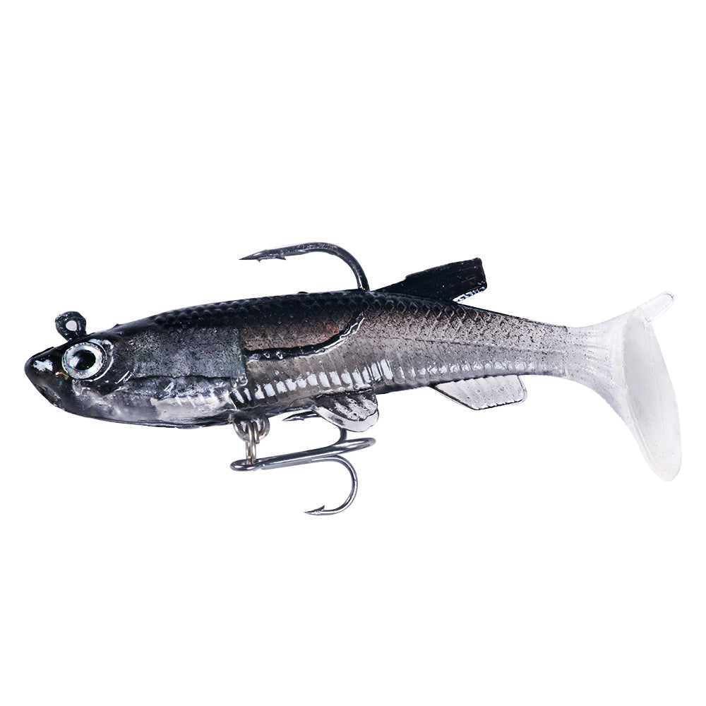 8CM 14G Pre-Rigged Jig Head Soft Swimbait