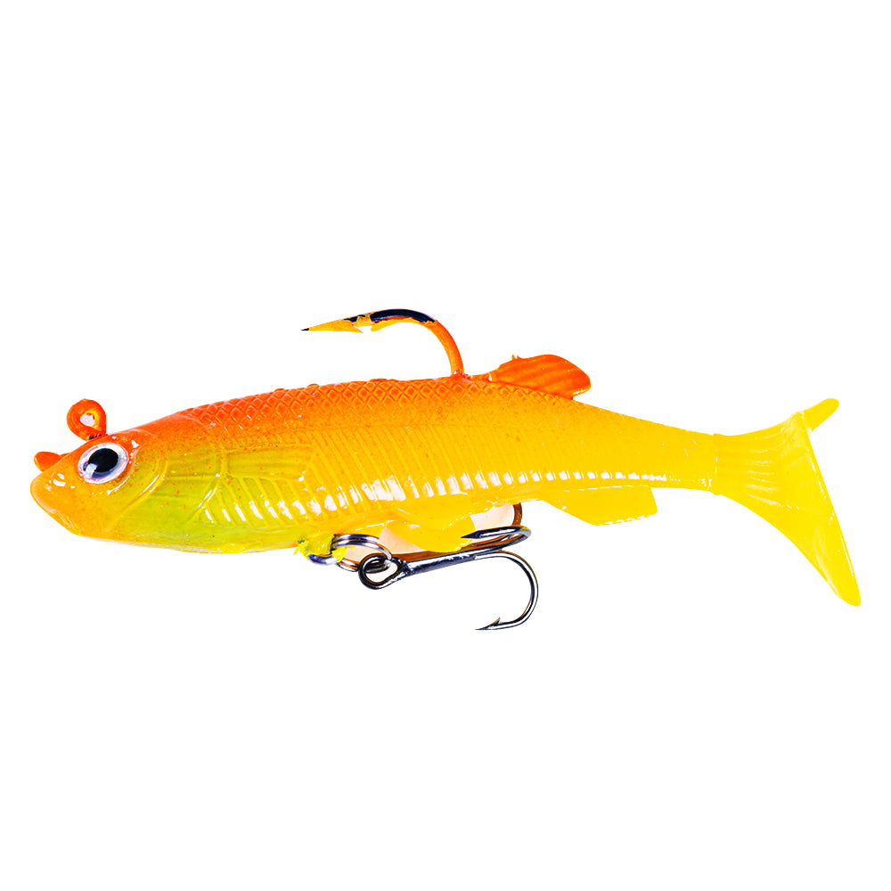 8CM 14G Pre-Rigged Jig Head Soft Swimbait
