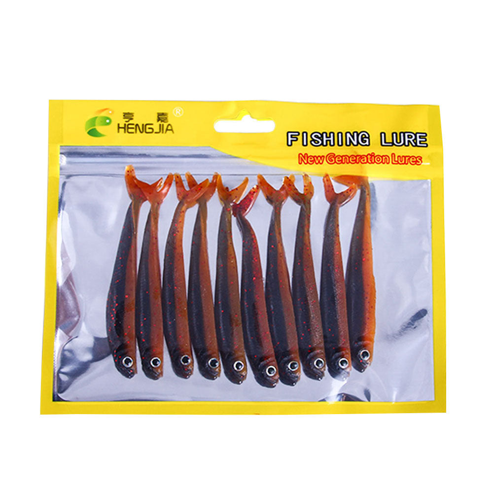3.34'' 0.09oz Soft Silicone Split Tail Lure