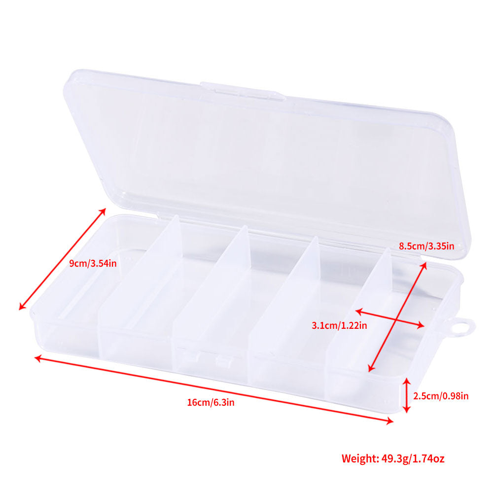 5 Compartments Fishing Box QT053