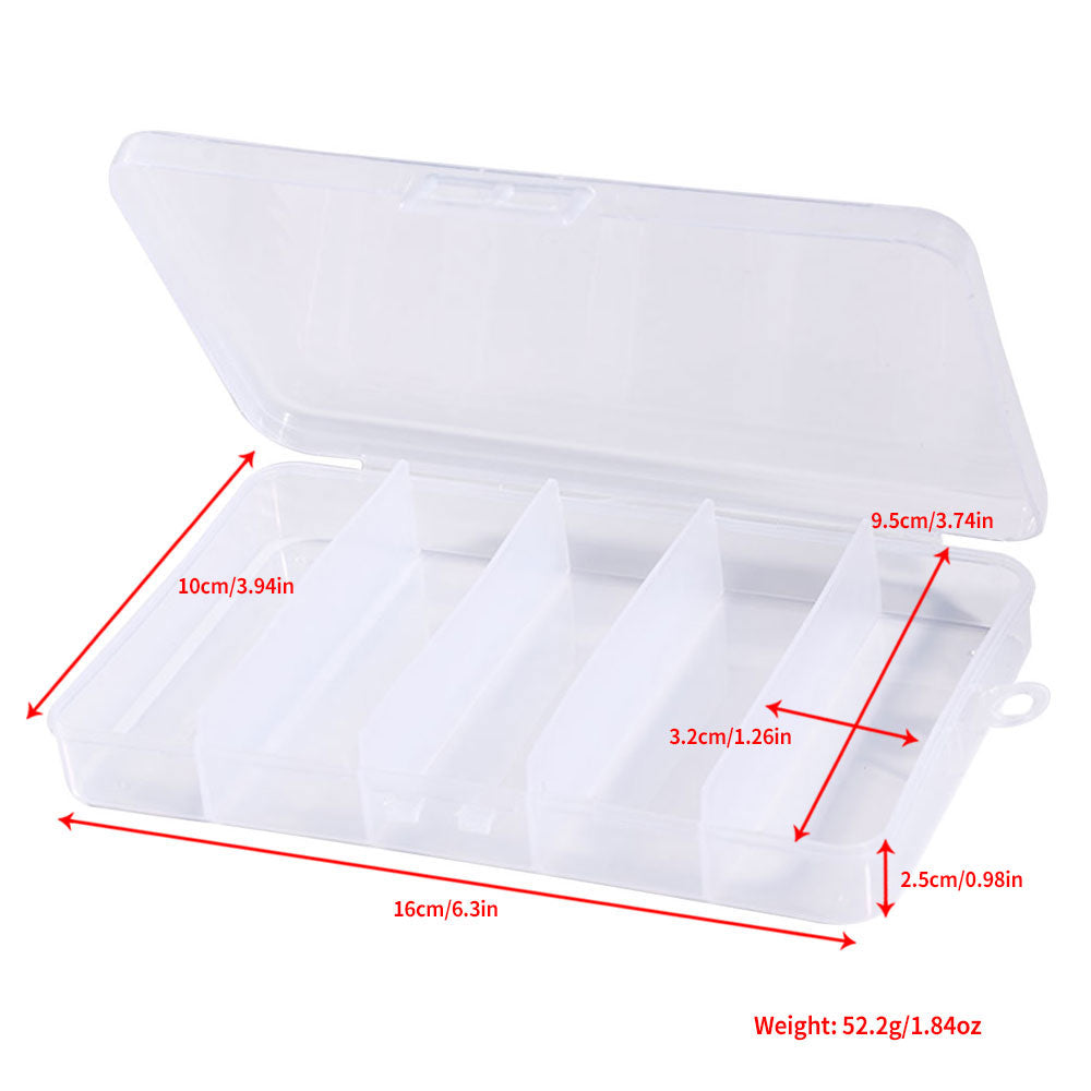 5 Compartments Fishing Box QT053