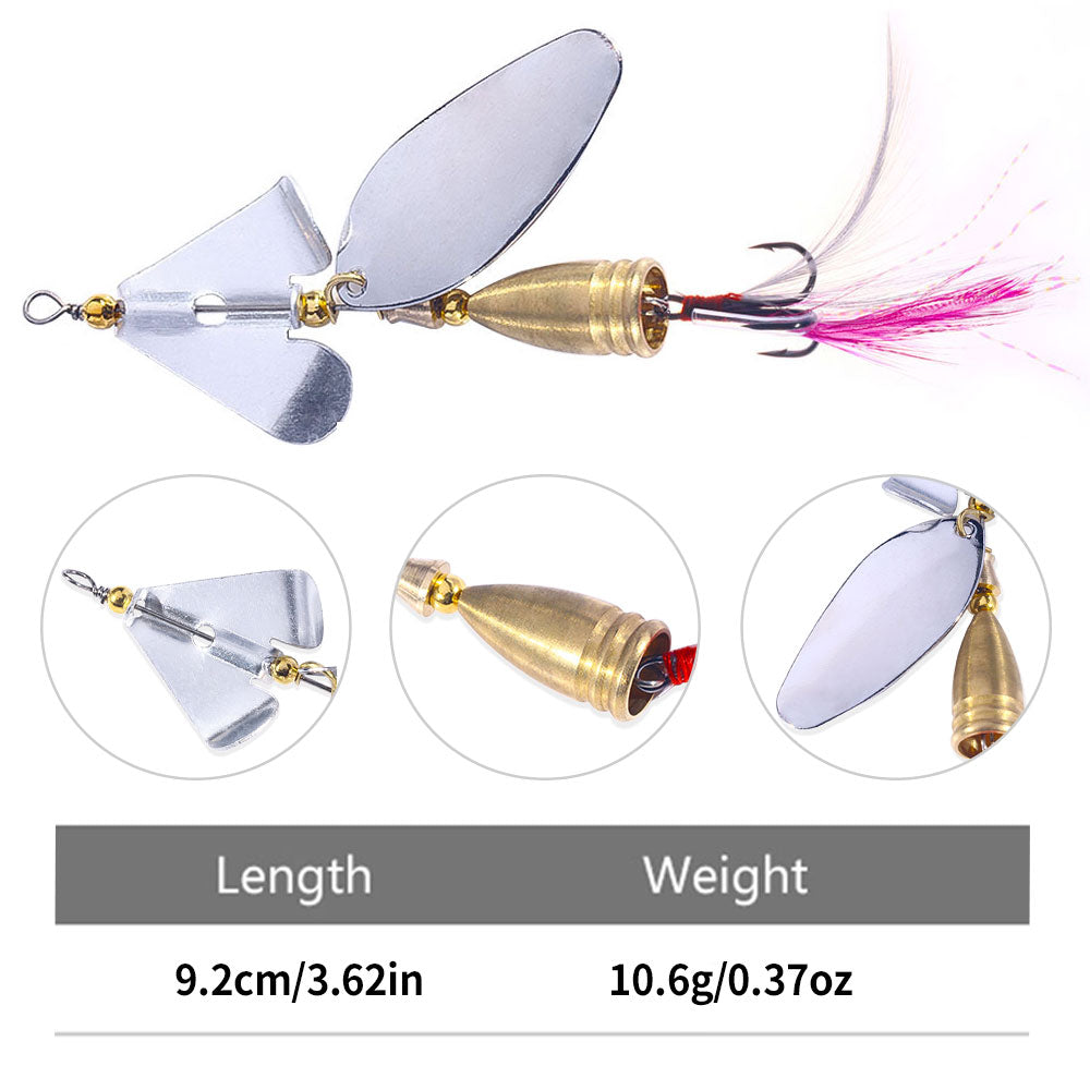 9.2CM 10.6G Metal Spinner Bait Lure
