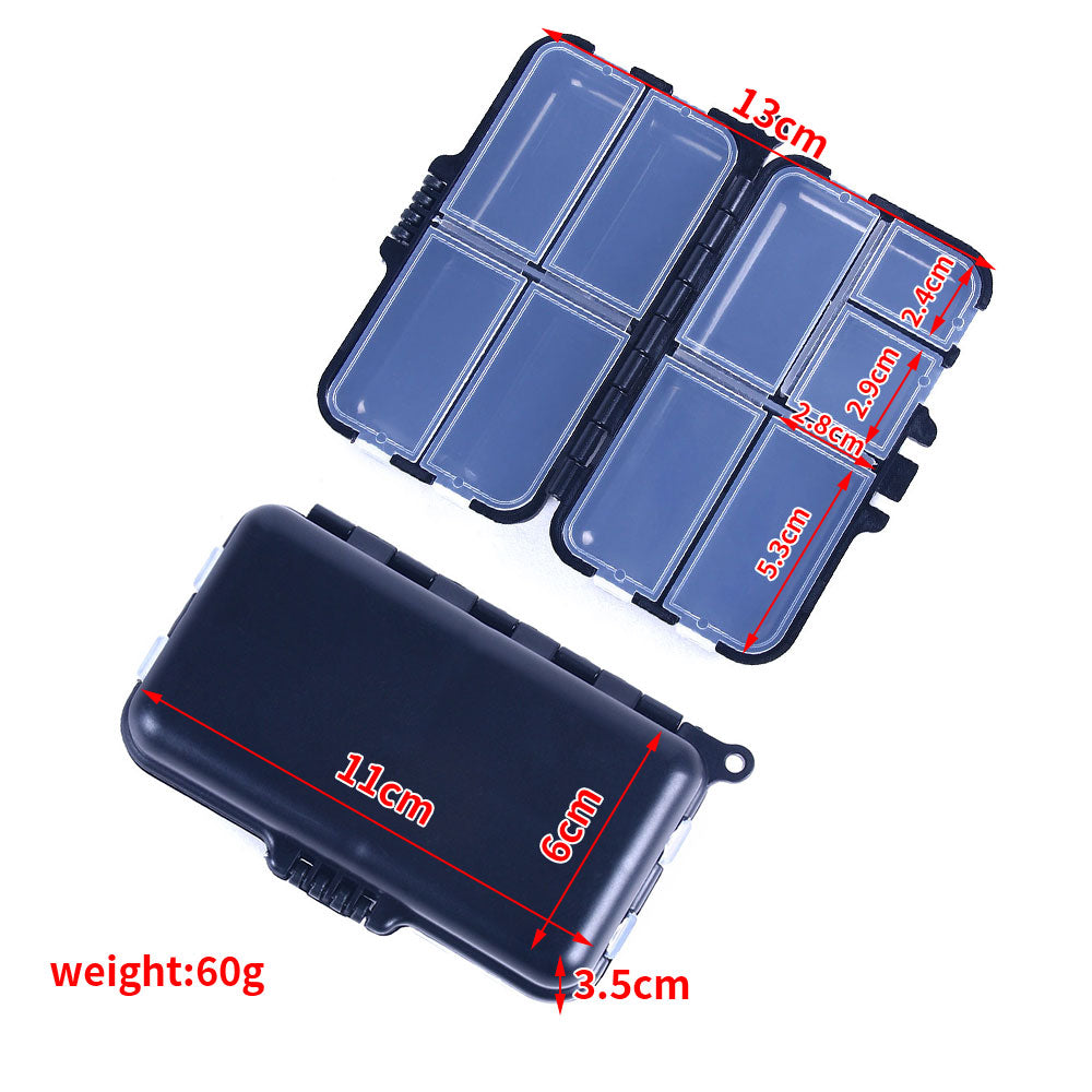 9/12 Compartments Fishing Tackle Box QT062