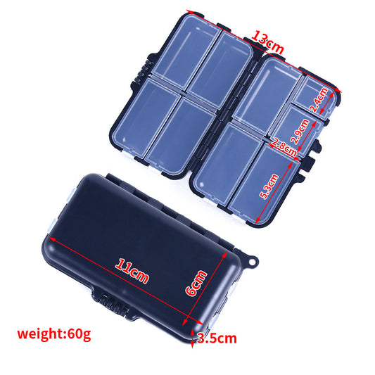 9/12 Compartments Fishing Tackle Box QT062