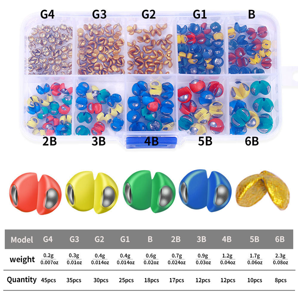 212 pcs Fishing Weights Sinkers