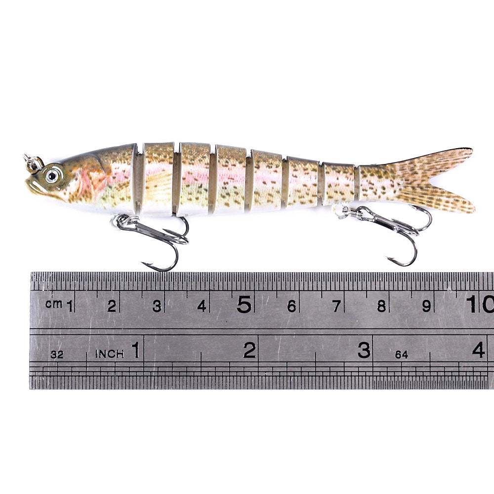 10CM 11.4G 8-Sectons Jointed Swimbait Lure