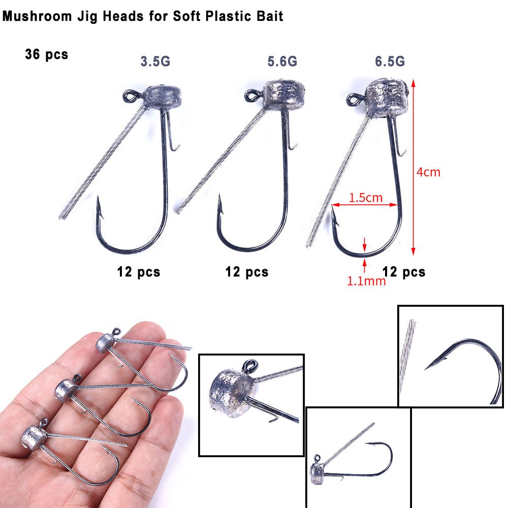 Jig Head Hook Mix Color