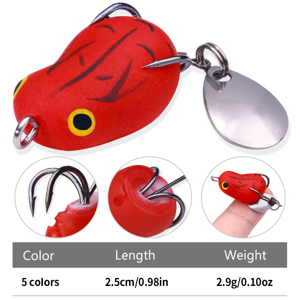 3.0G 3.4G 3.7G Topwater Mini Frog Lures
