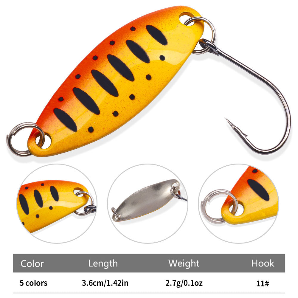 3.6CM 2.5G Mini Metal Soon Lure