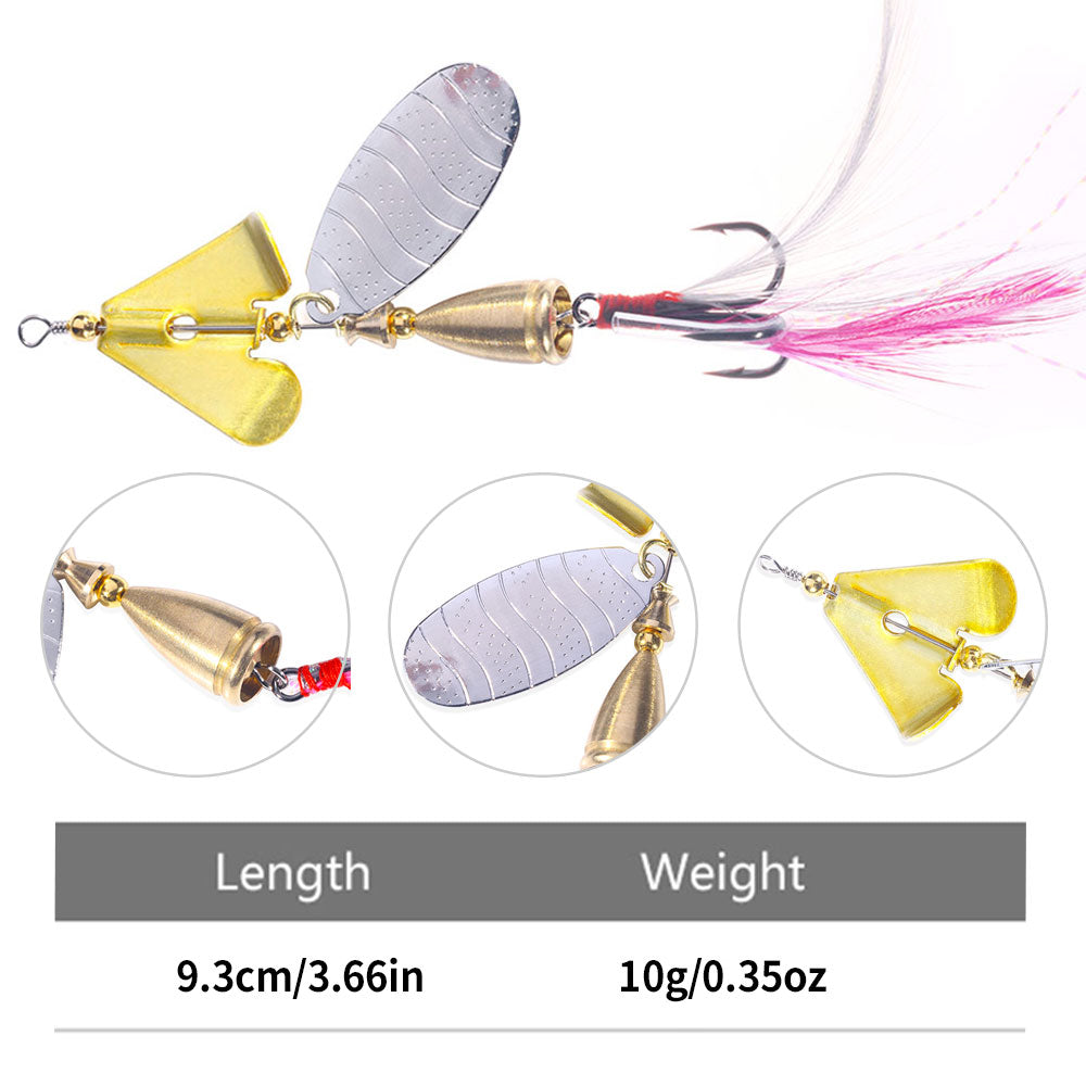 9.2CM 10.6G Metal Spinner Bait Lure