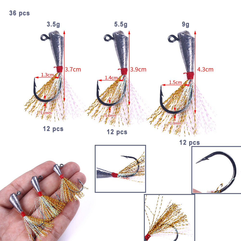 Jig Head Hook Mix Color
