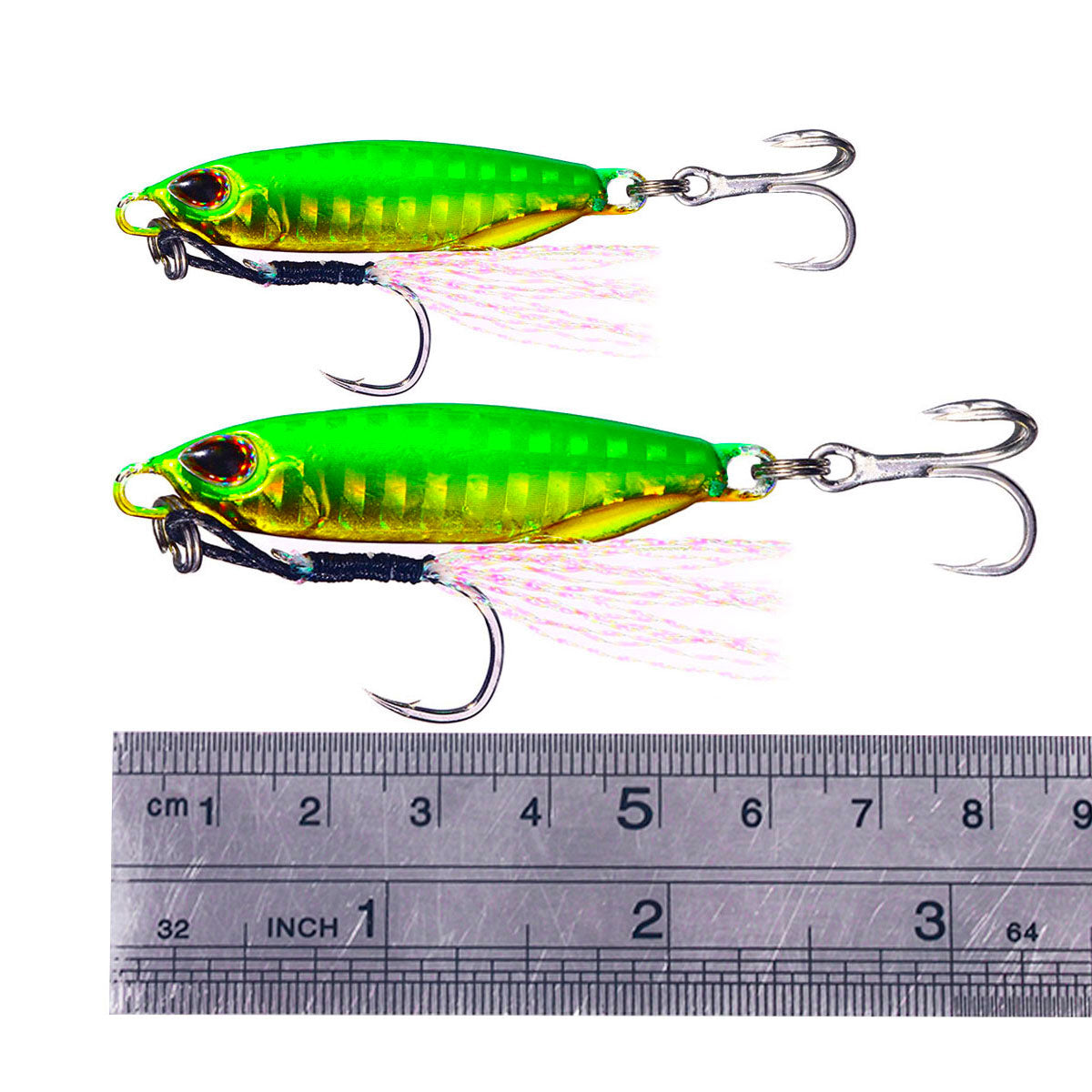16G 32G Slow Sinking Lead Jig Hook Lures