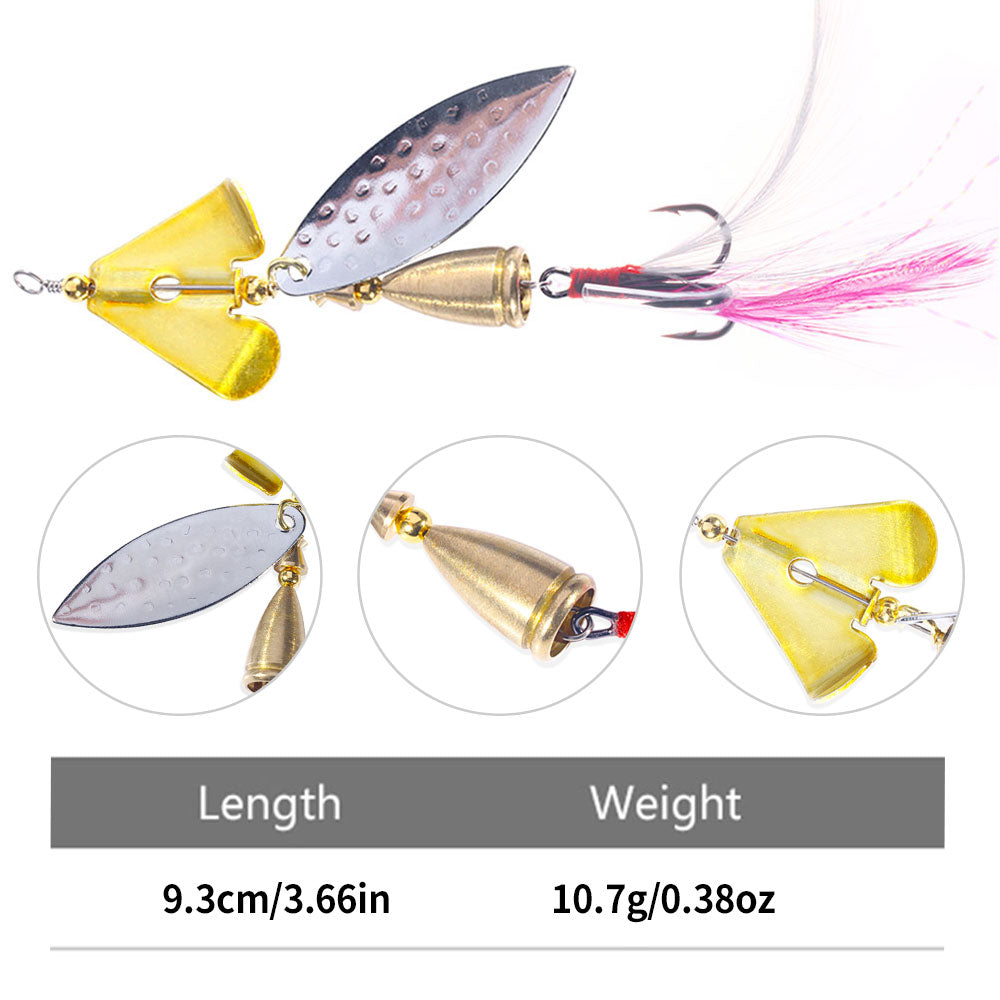 9.2CM 10.6G Metal Spinner Bait Lure