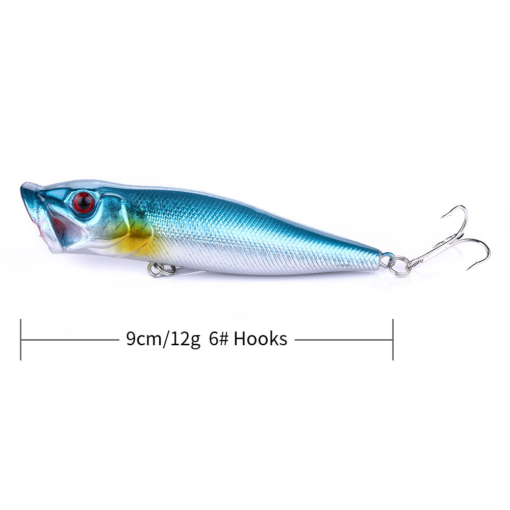 3 1/2in 3/7oz Popper Lure Bait