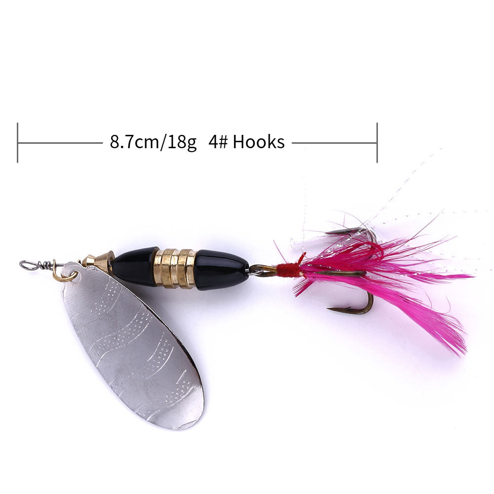 Rotated Sequins spinner Lures