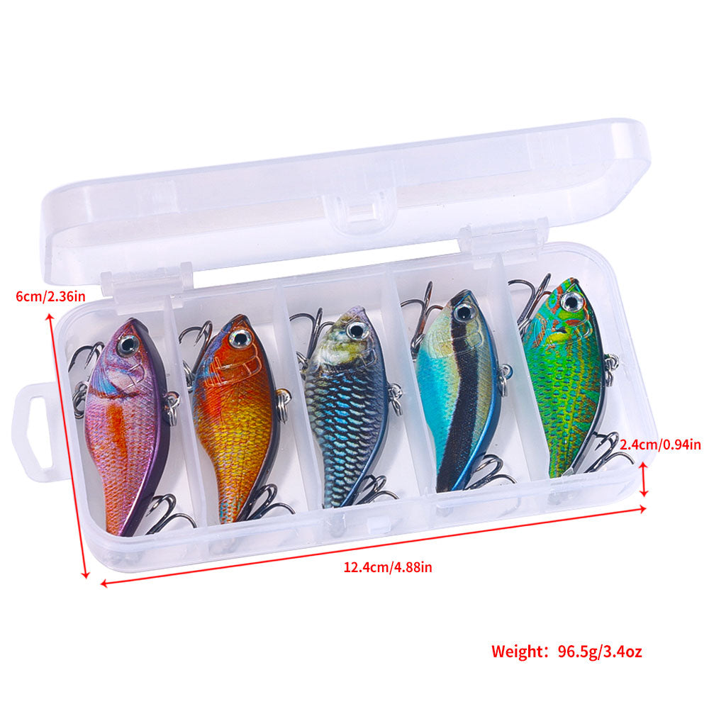 5.5CM 13.7G VIB Lure Sets 5pcs/Set