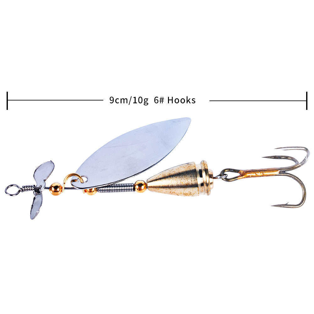 3.54inch 0.35oz 10PCS Spinner Bait