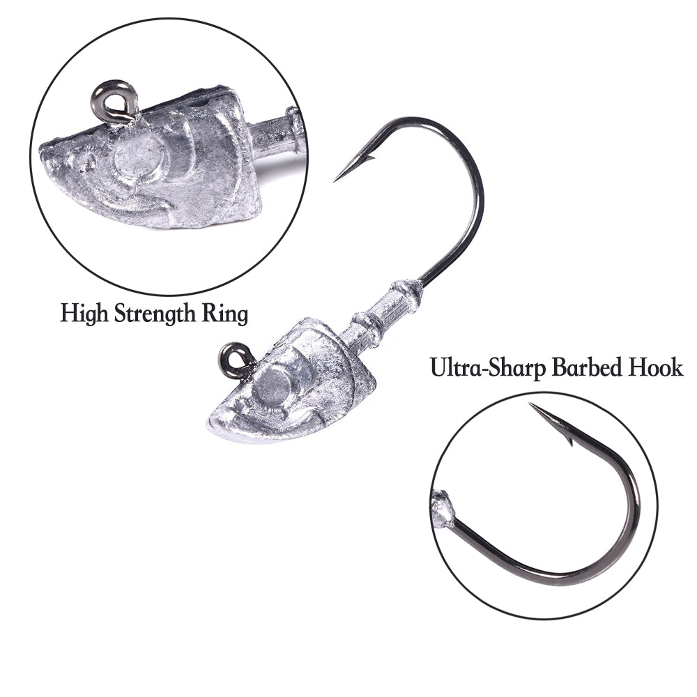 Swimbait Jig Head Saltwater Kits Flats Jig Head Hooks