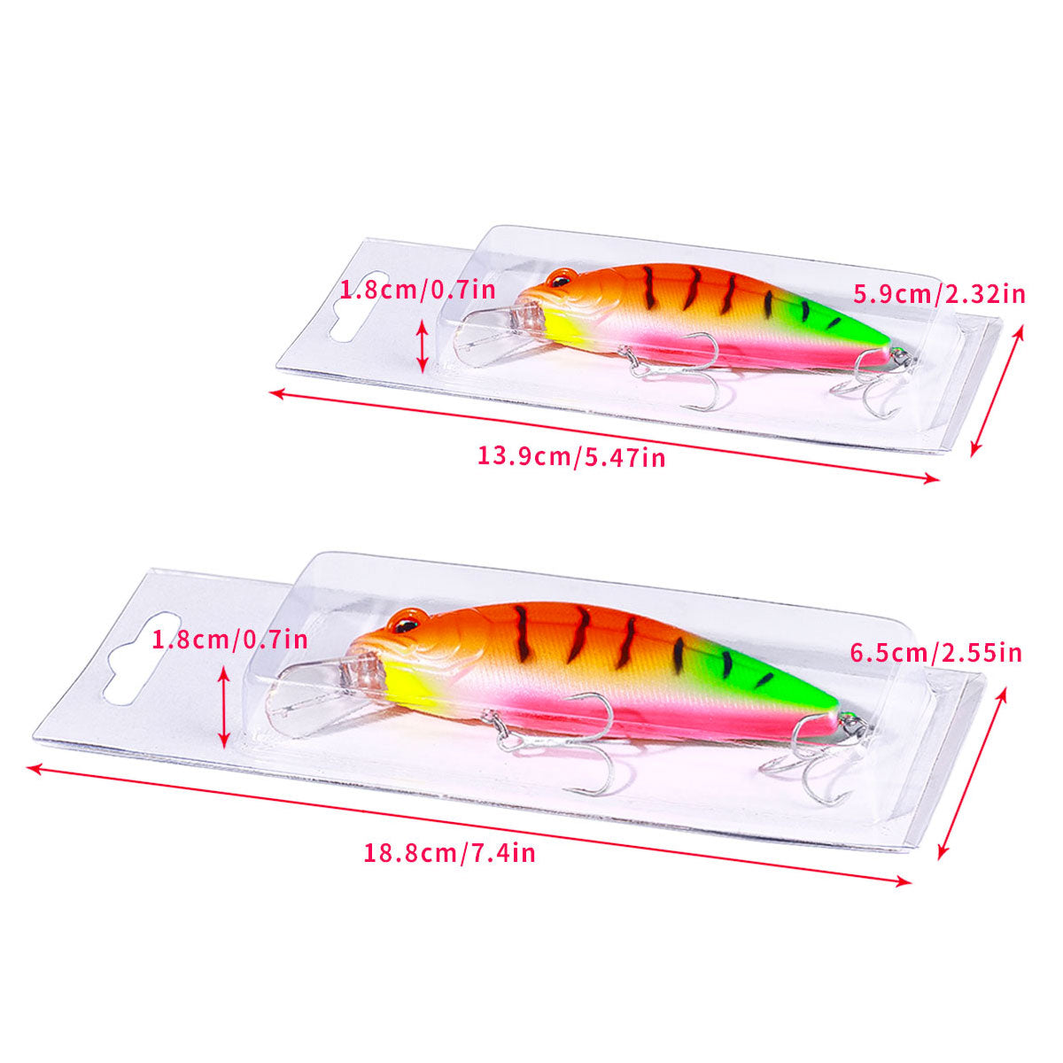 9.5CM 12CM Slow Sinking Minnow Lure