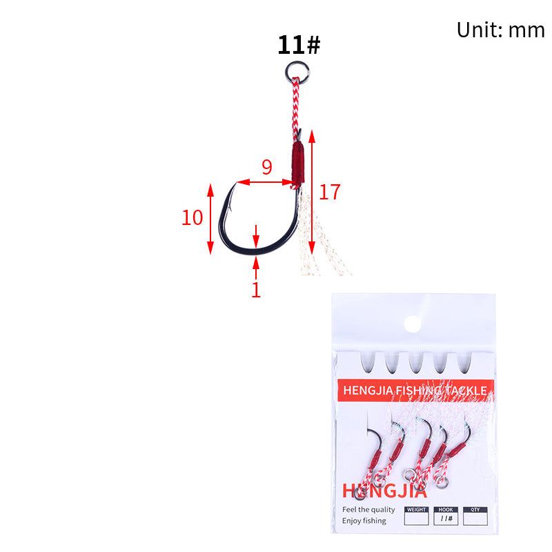Fishing Assist Hooks Slow Fast Jigs