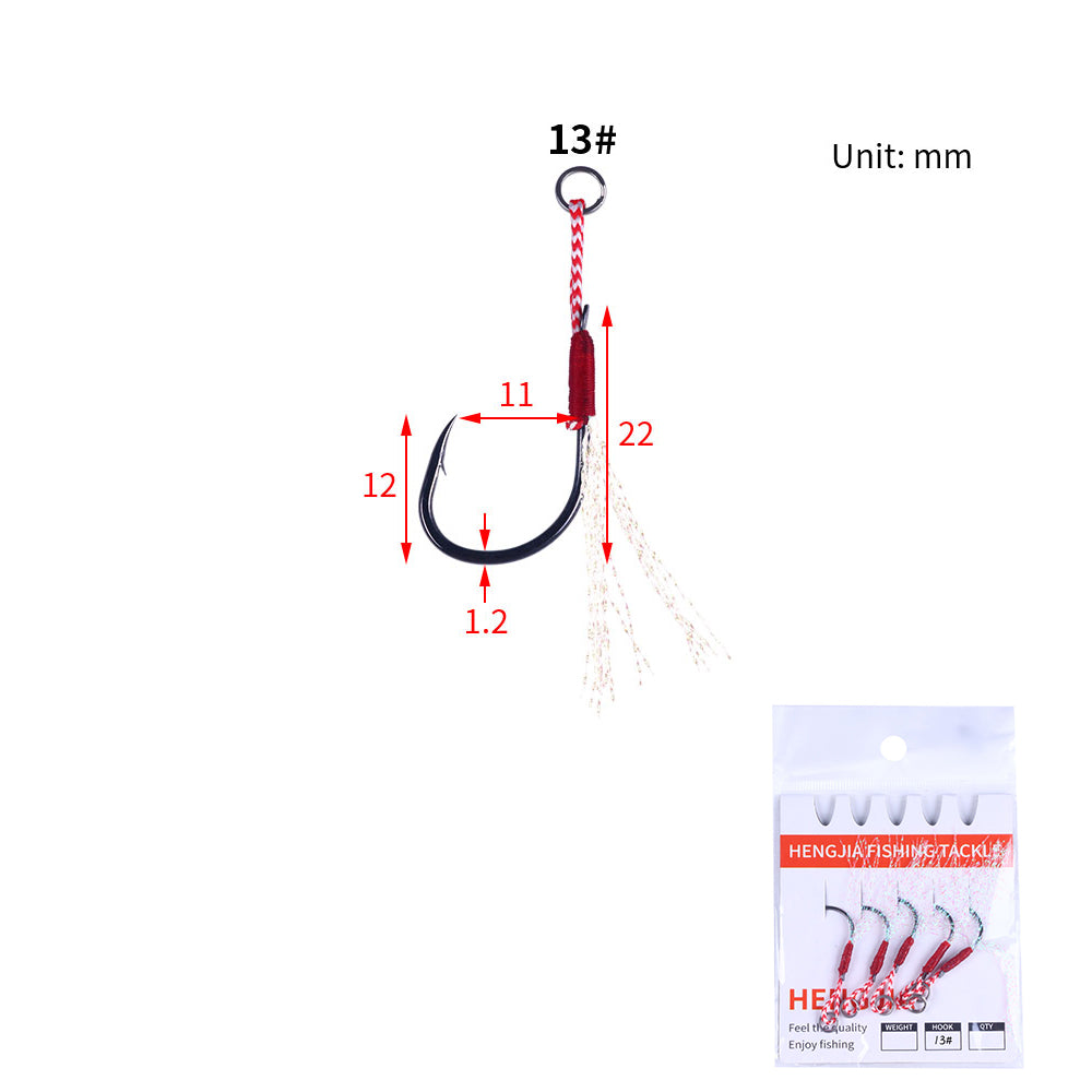 Fishing Assist Hooks Slow Fast Jigs