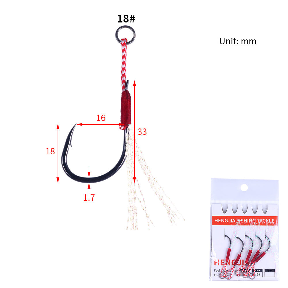 Fishing Assist Hooks Slow Fast Jigs