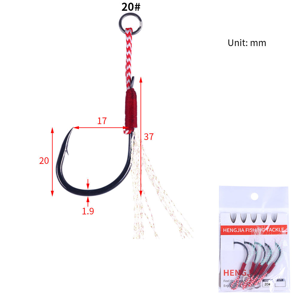 Fishing Assist Hooks Slow Fast Jigs