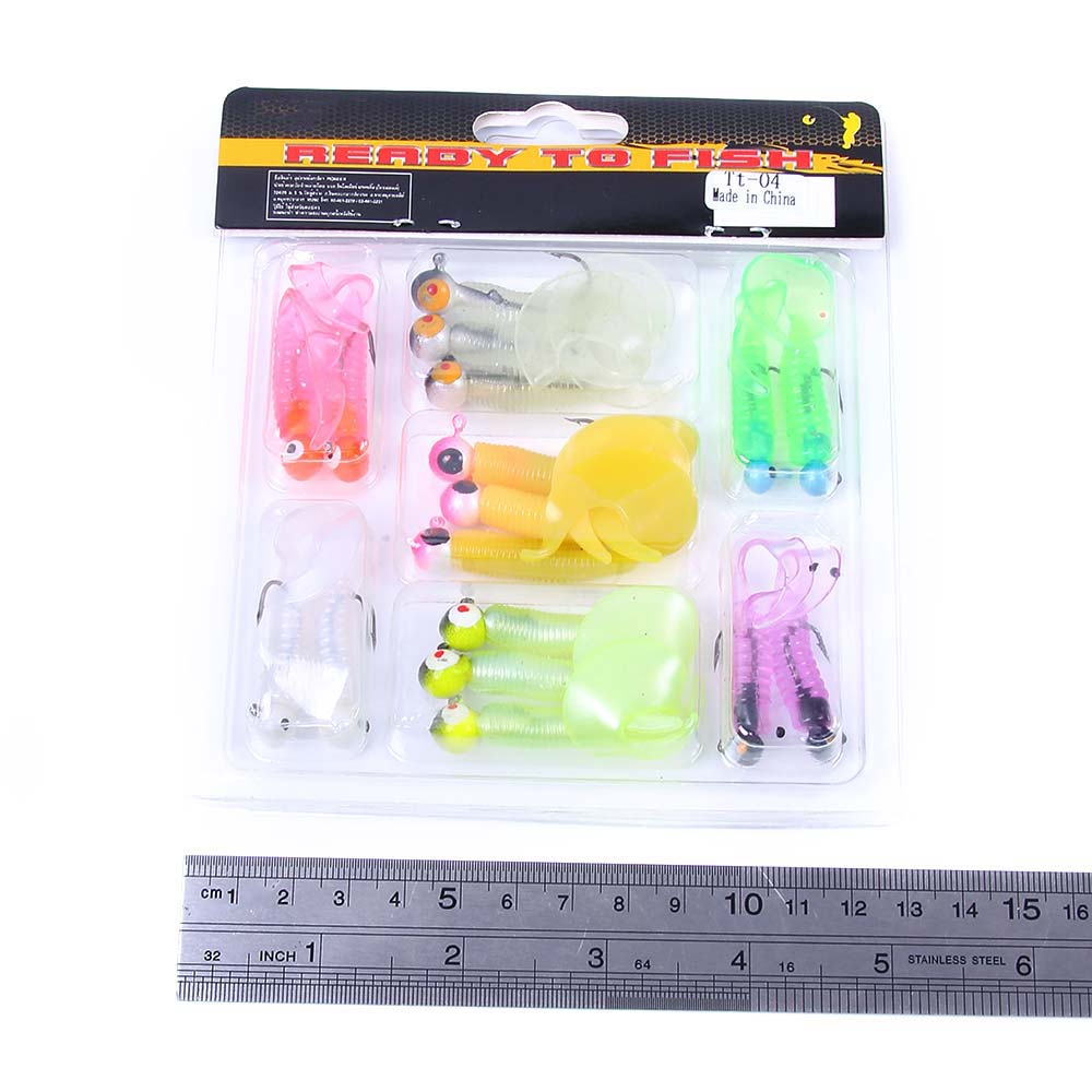 Fishing Lures Kit Soft Plastic Lures Set