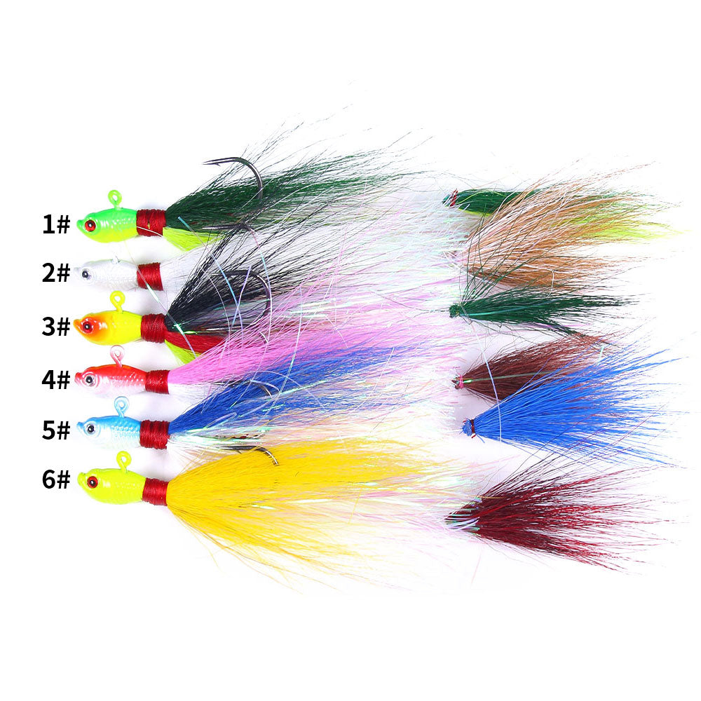 Bucktail Jig Hook Multi Size