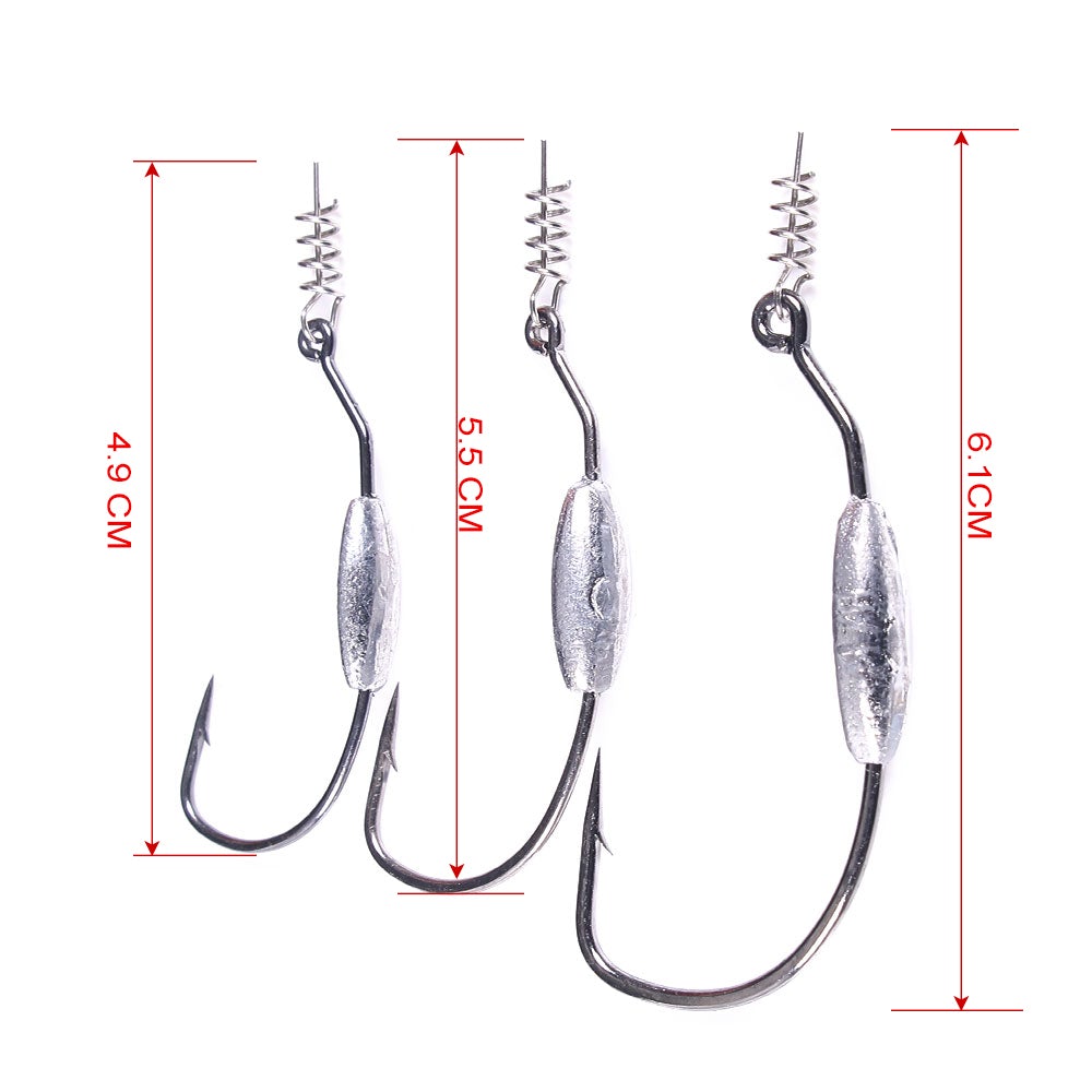 1.92''/2.16''/2.40''Underspin Jig Heads Hook