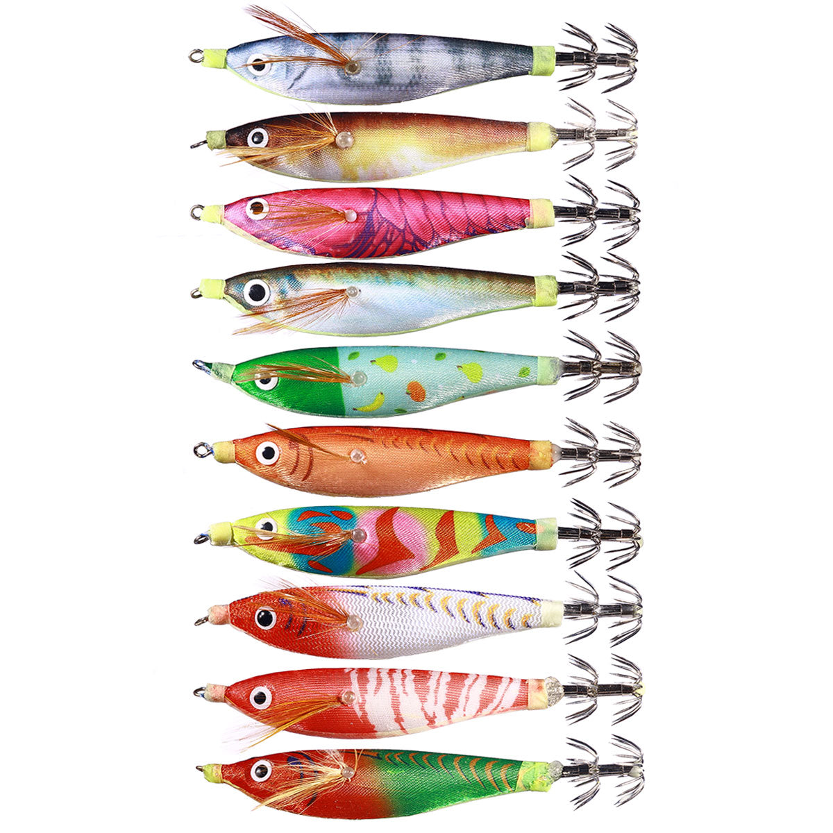10CM 9.6G Luminous Squid Jig