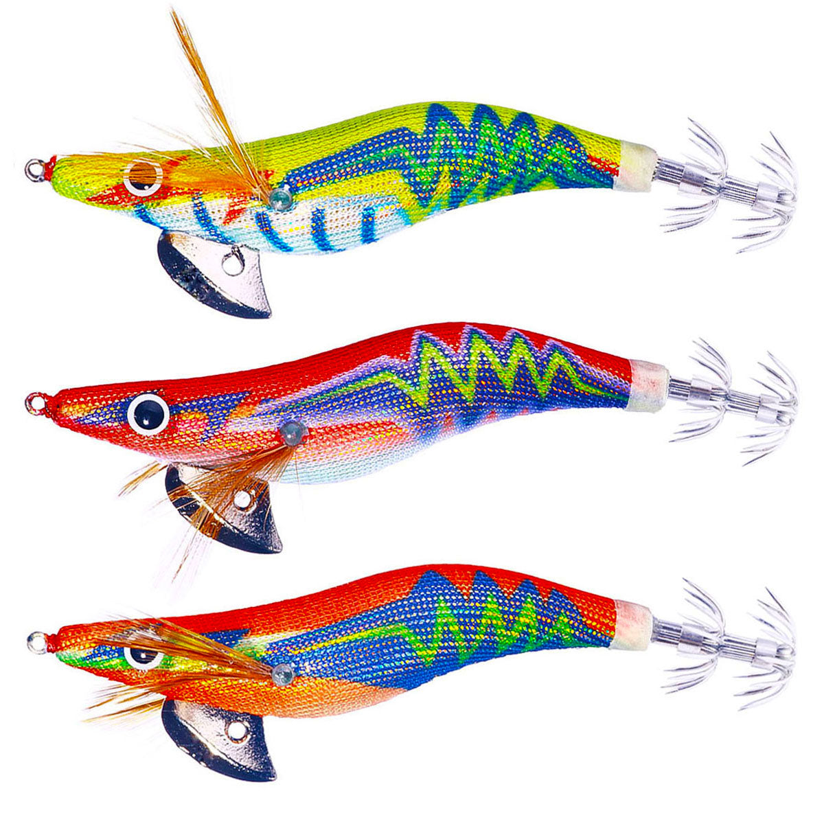10.5CM 12.2G Luminous Squid Jigs 2.5#