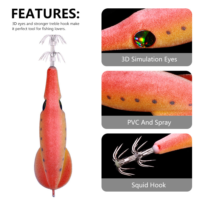 9.4CM 6G New Type PVC Squid Jigs