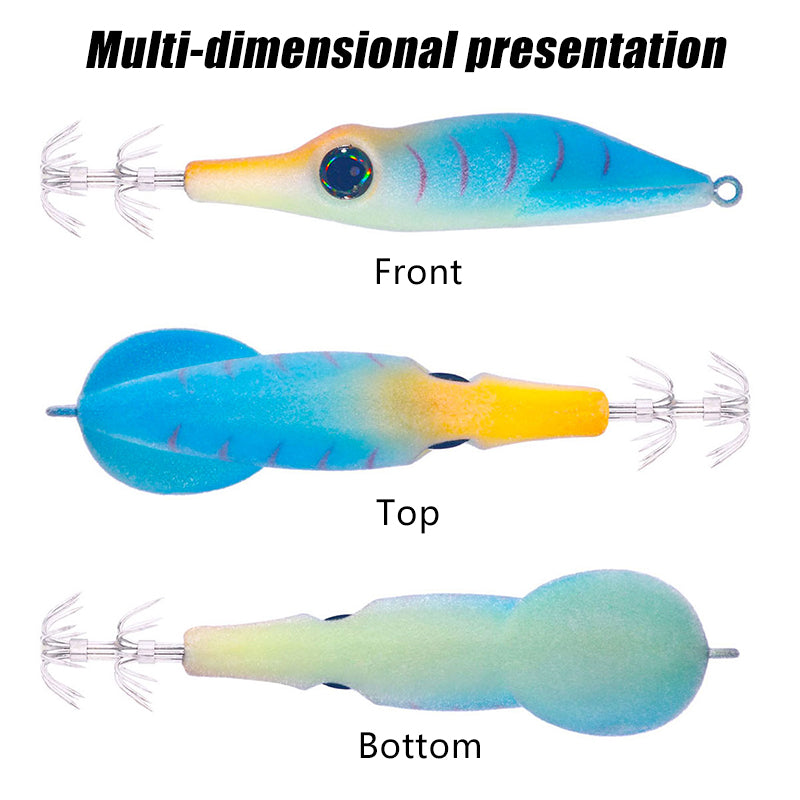 9.4CM 6G New Type PVC Squid Jigs