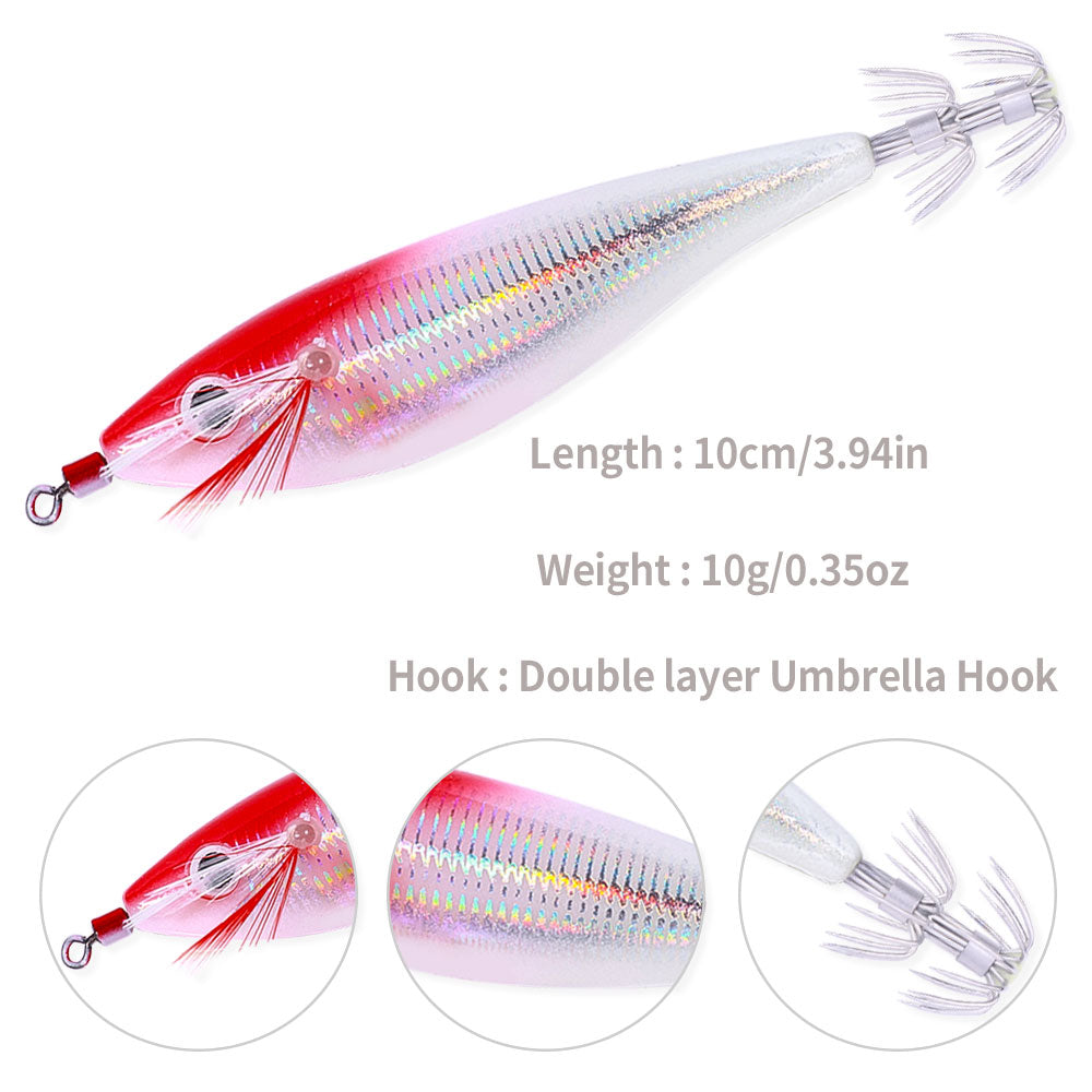 10CM 10G Luminous Squid Jig SJ043
