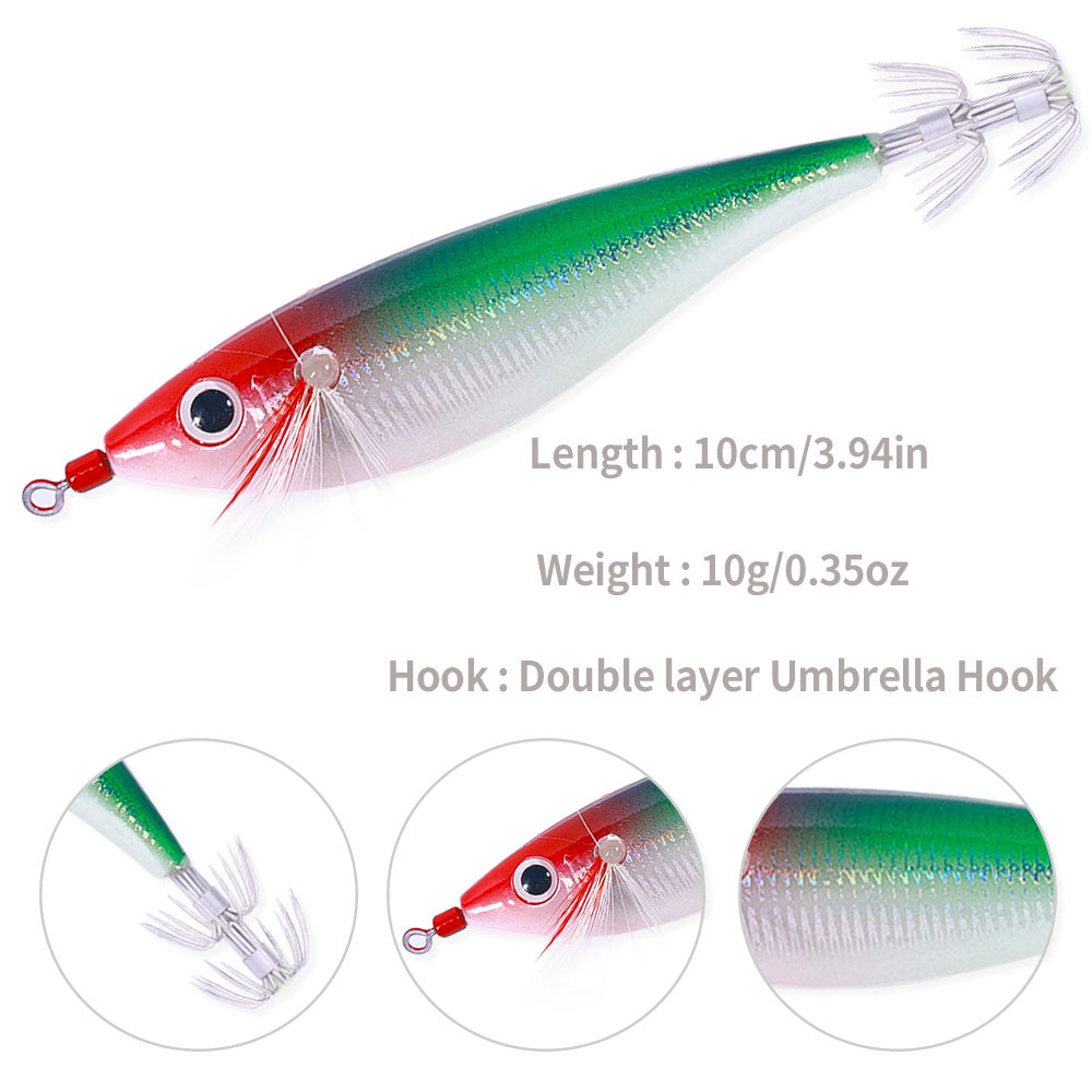 10CM 10G Luminous Squid Jig SJ043