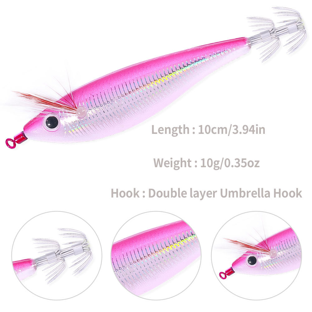 10CM 10G Luminous Squid Jig SJ043
