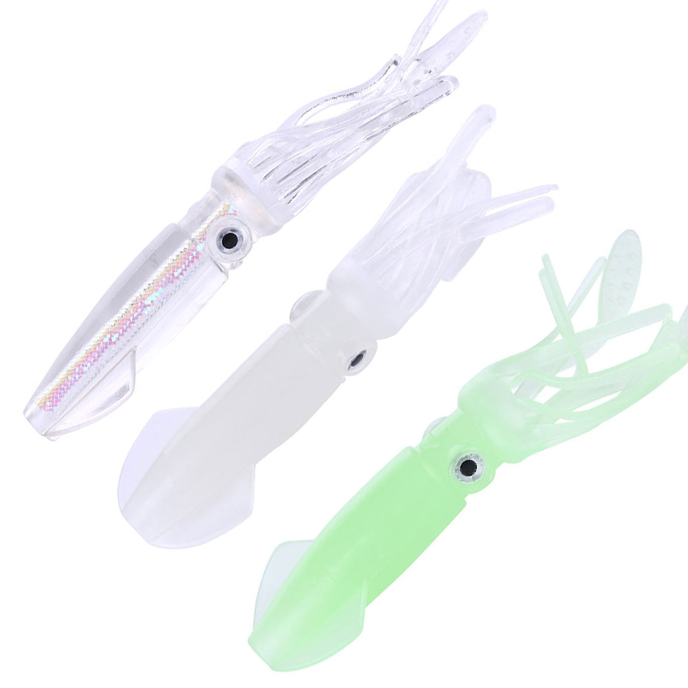 4in 2/7oz Luminous Soft Lure 5pcs