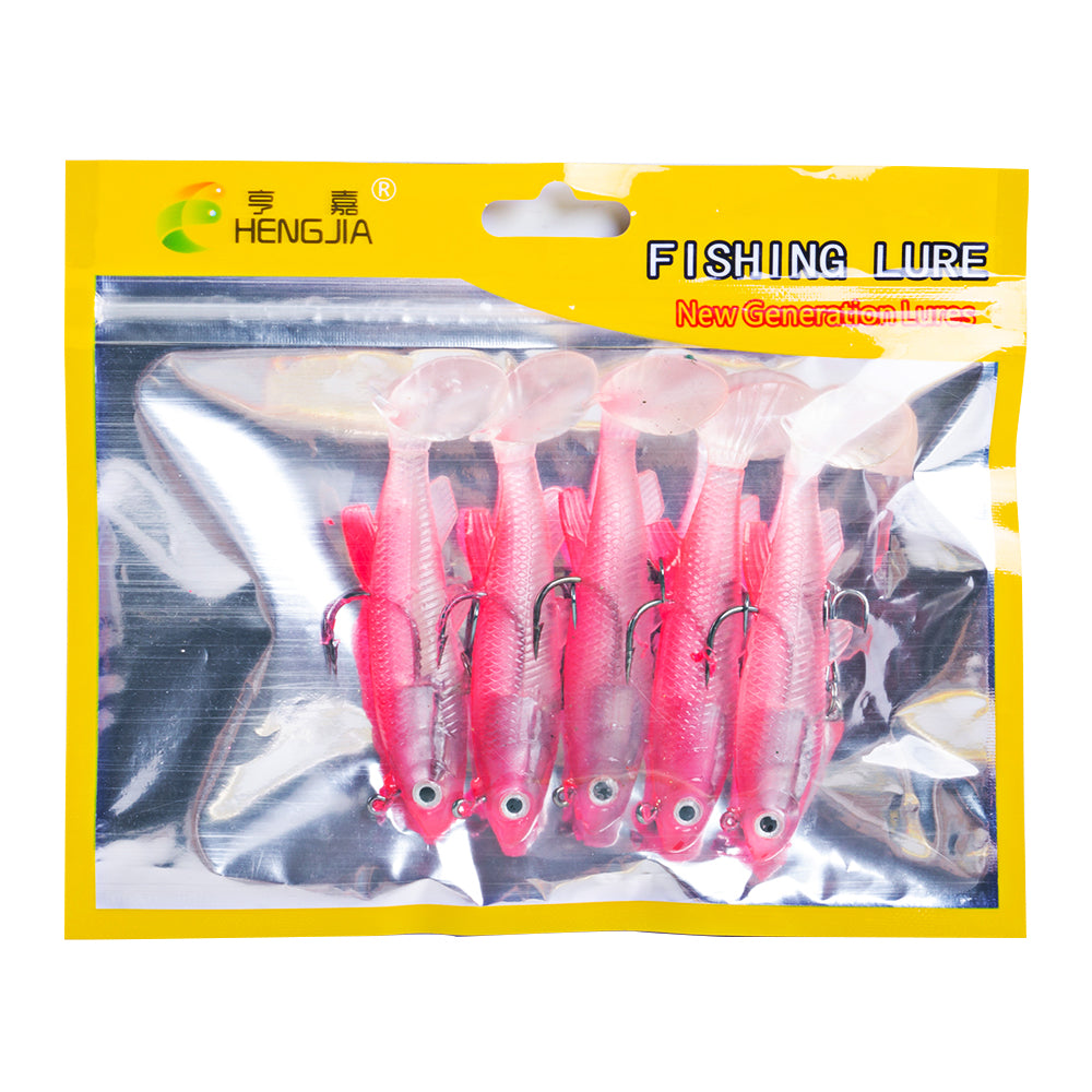 8CM 14G Pre-Rigged Jig Head Soft Swimbait