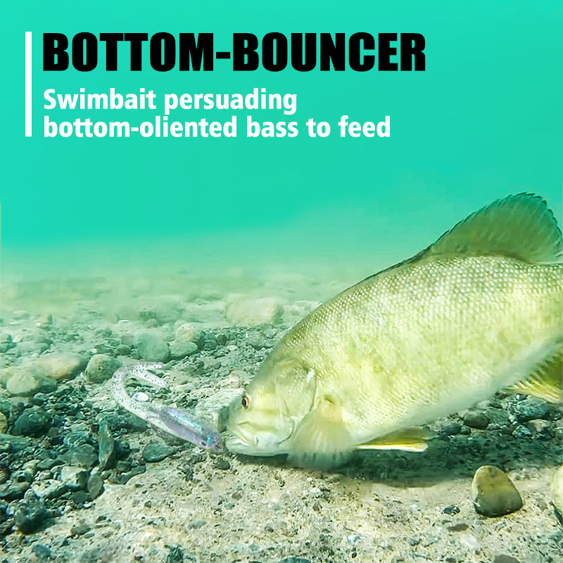 7CM 5.5G 5pcs/pack Pre-Rigged Soft Bait Lure