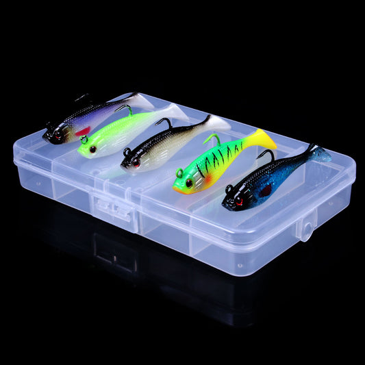 3 1/7in 1/3oz Soft Lure Silicone Lead Fish