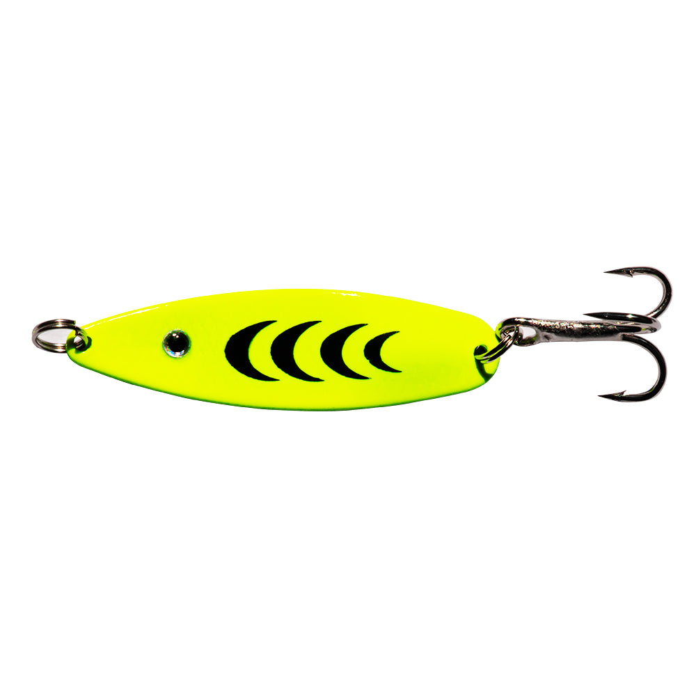 1.96'' 0.23oz Metal Spoon Lures with Black Shape