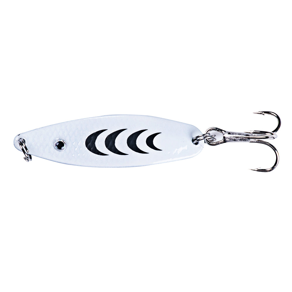 1.96'' 0.23oz Metal Spoon Lures with Black Shape