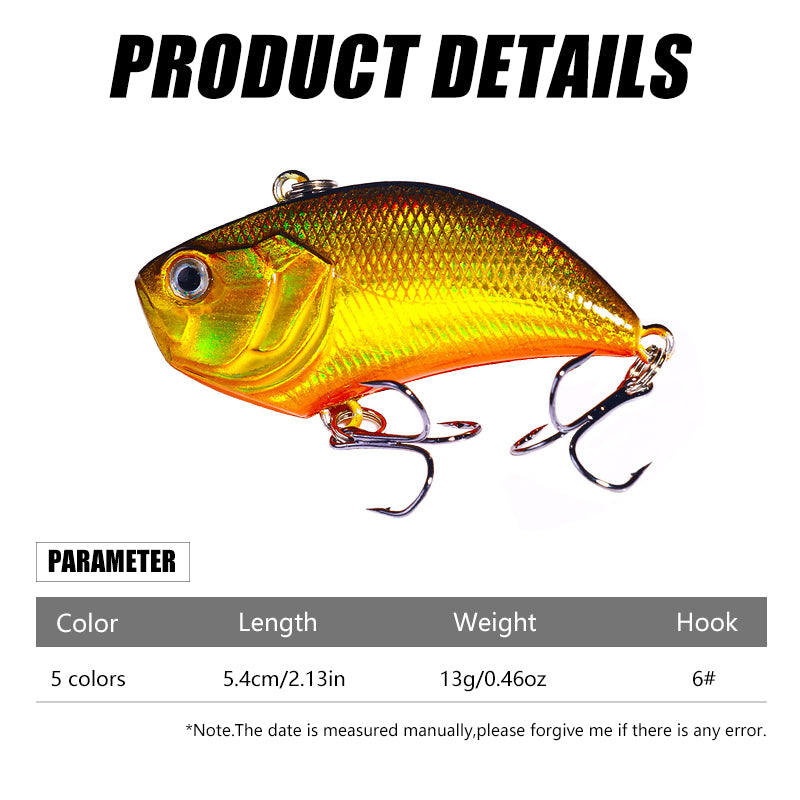 5.4CM 13G Plastic VIB All Swim Layer