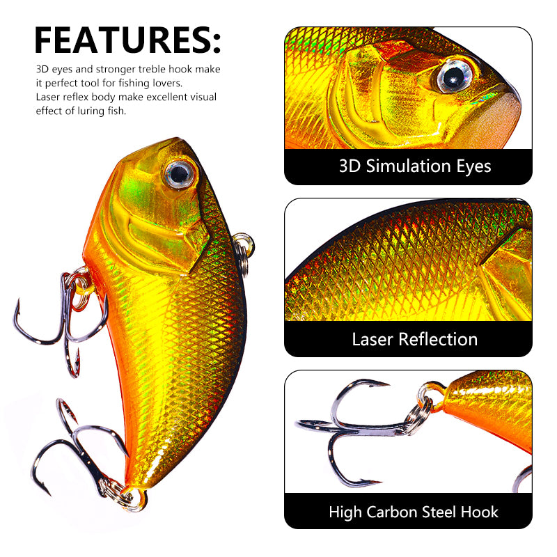 5.4CM 13G Plastic VIB All Swim Layer
